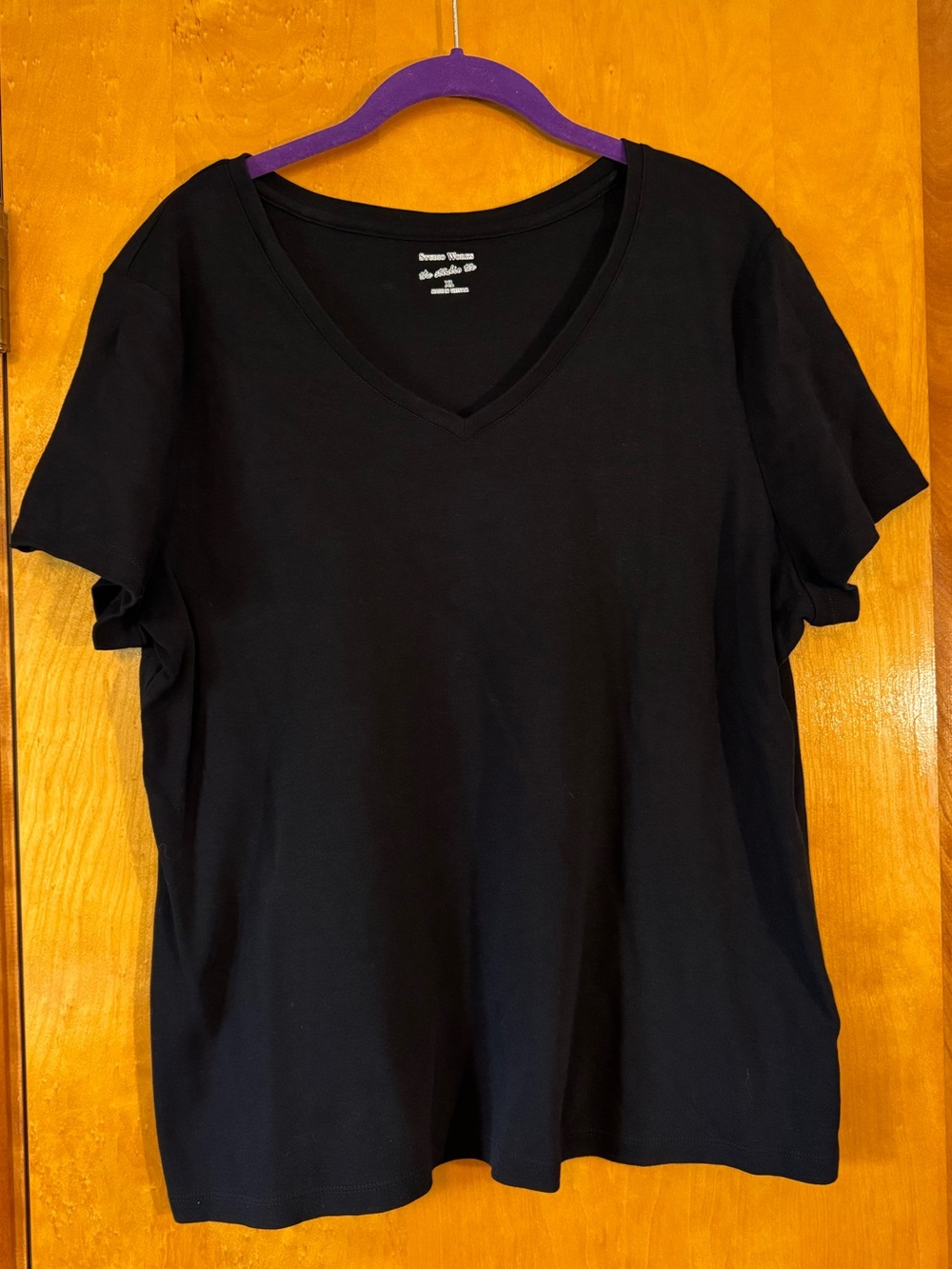 Studio Works Black V-Neck Short Sleeve Tee